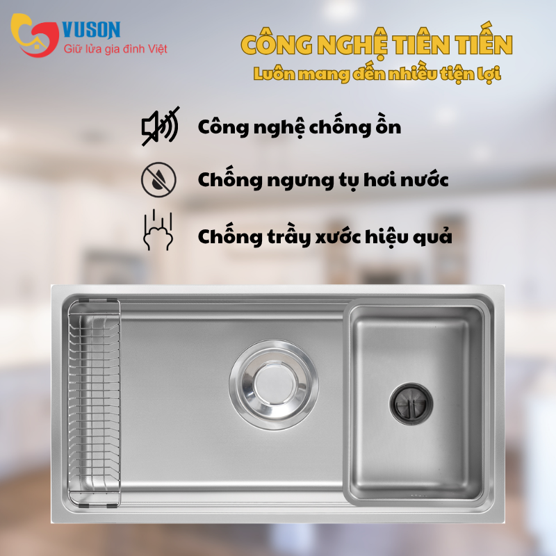 Chậu rửa Kluger KU8844FS Plus